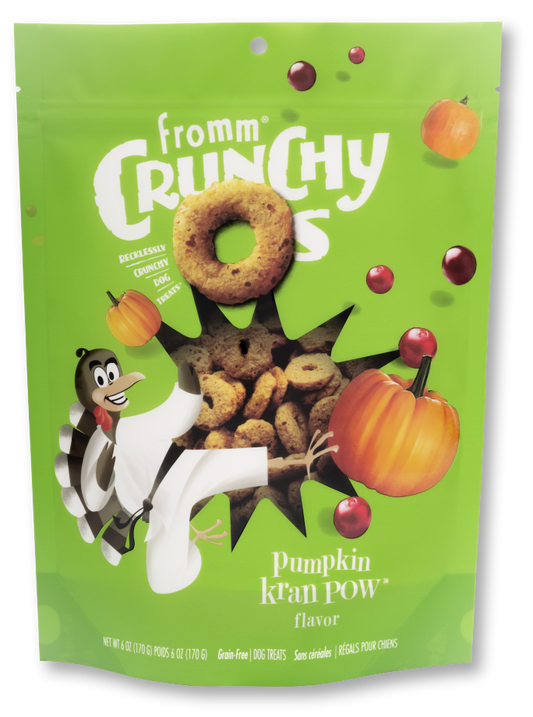 Fromm Crunchy O's Dog treats: Pumpkin Kran