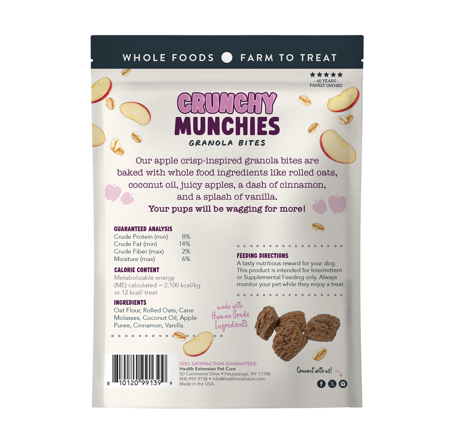 Crunchy Munchies Granola Bites-Appley Crisp