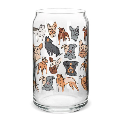 Lovable Cold Brew Glass: 16 oz