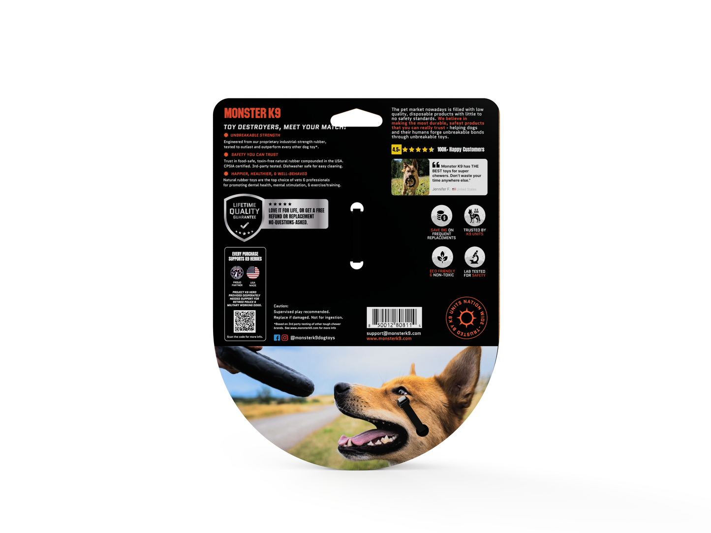 Black Chew Ring - Heavy Duty