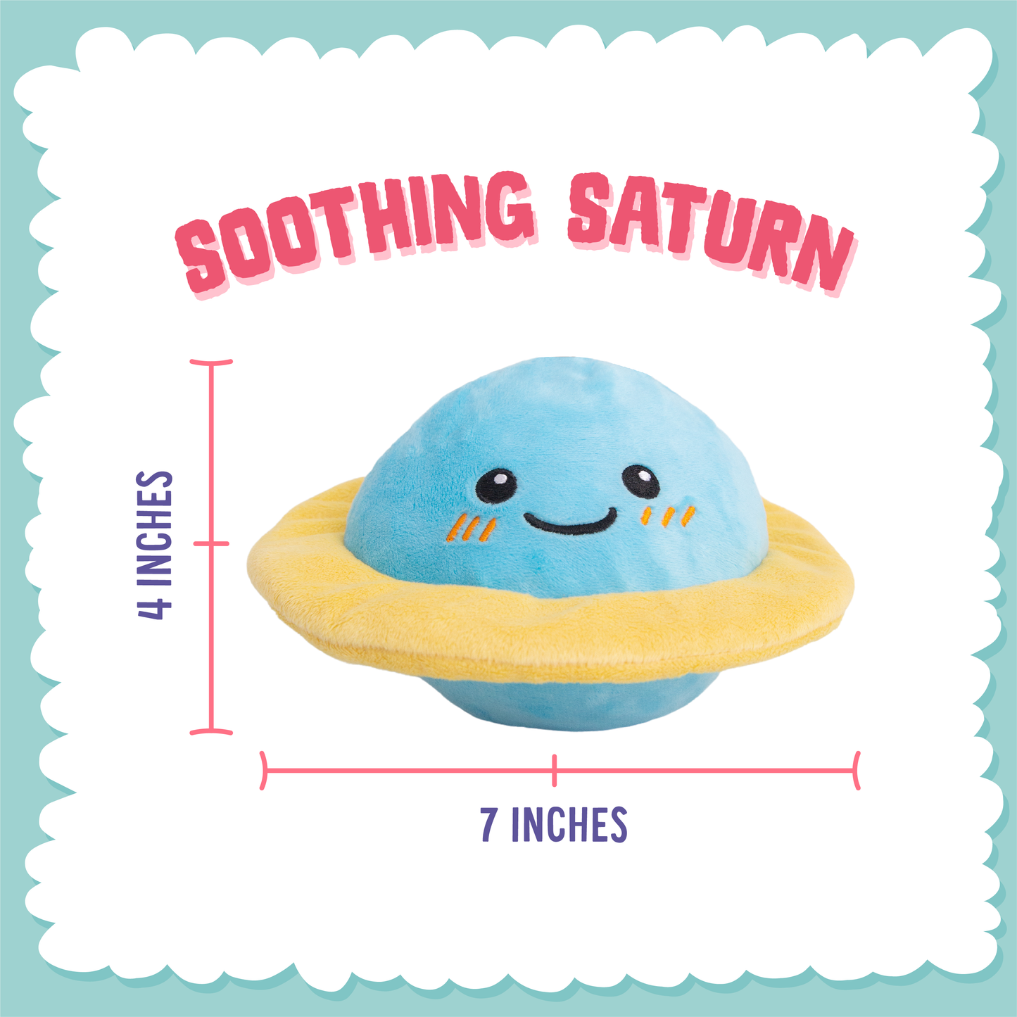 Soothing Saturn Dog Toy