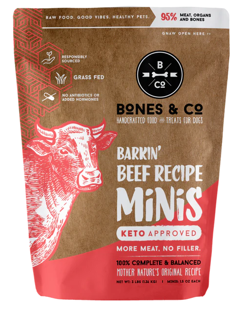 Bones & Co Frozen Minis: Beef