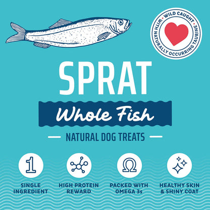 Icelandic Sprat Whole Fish Dog Treats