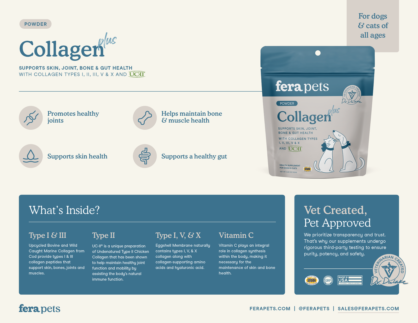 Fera Collagen Plus for Dogs and Cats
