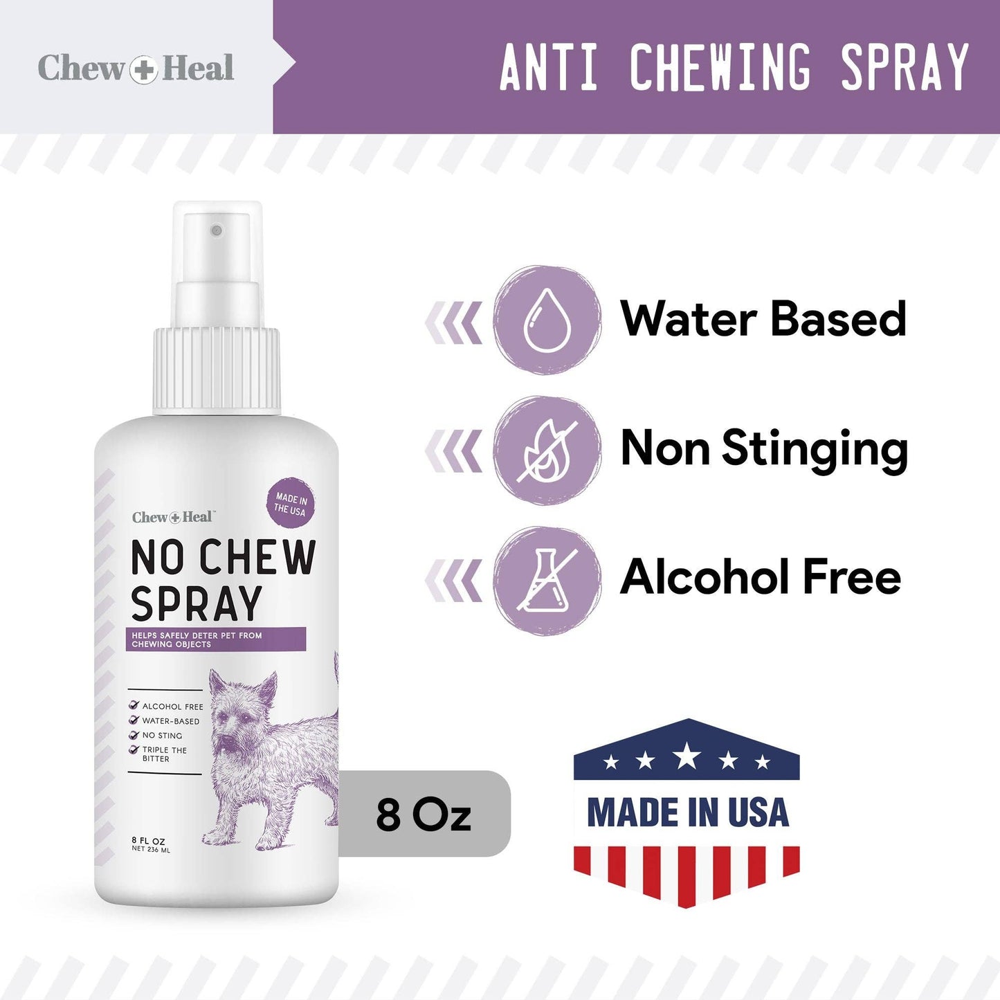 No Chew Spray For Dogs & Cats| Dogs Anti Chew Spray| Chew + Heal