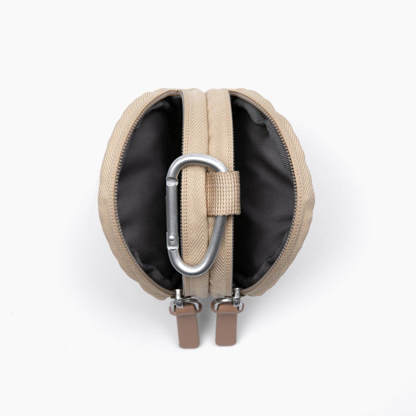 Snackpack Double Insulated Dog Treat Pouch: Sand