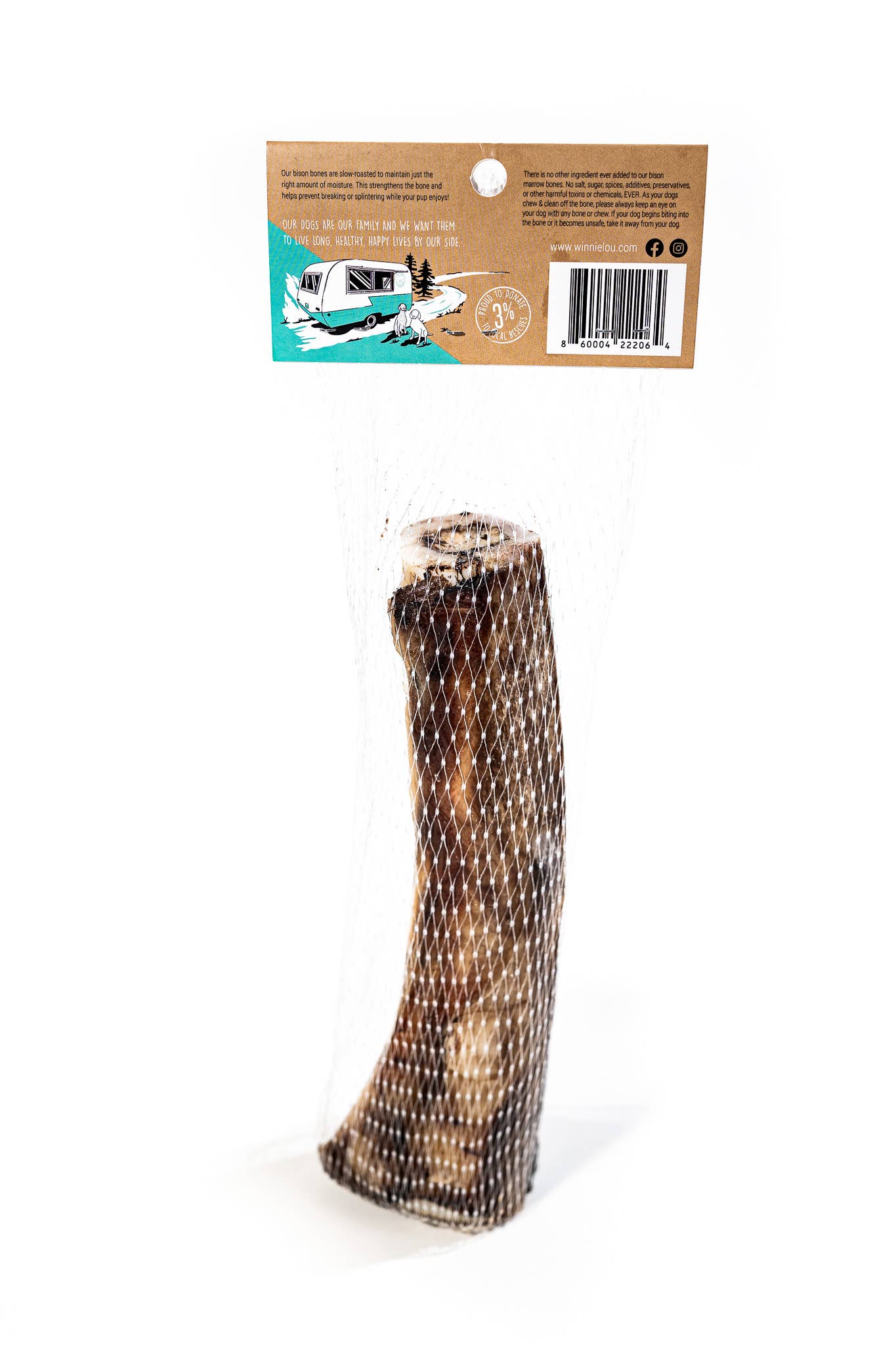 Bison Marrow Bone - 6-8"