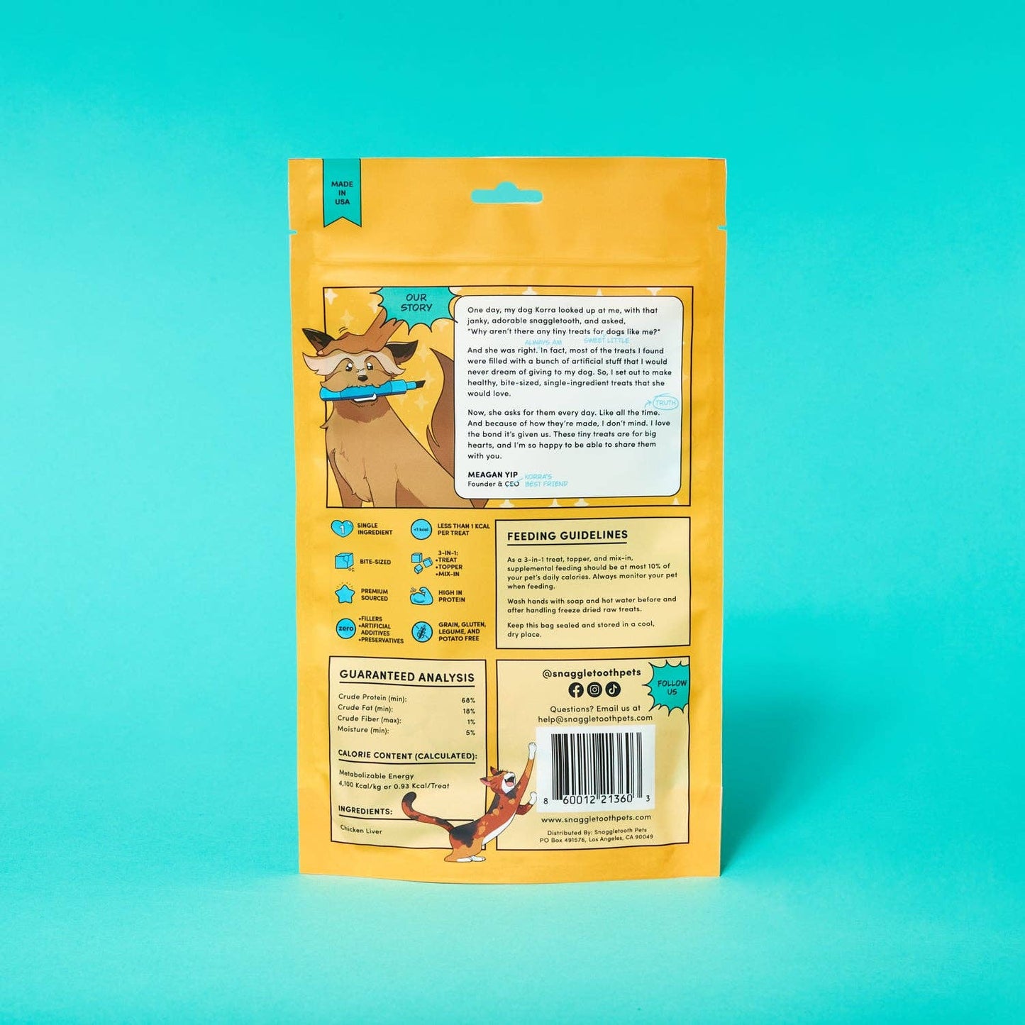 Snaggletooth Chicken Liver - Dog Treats