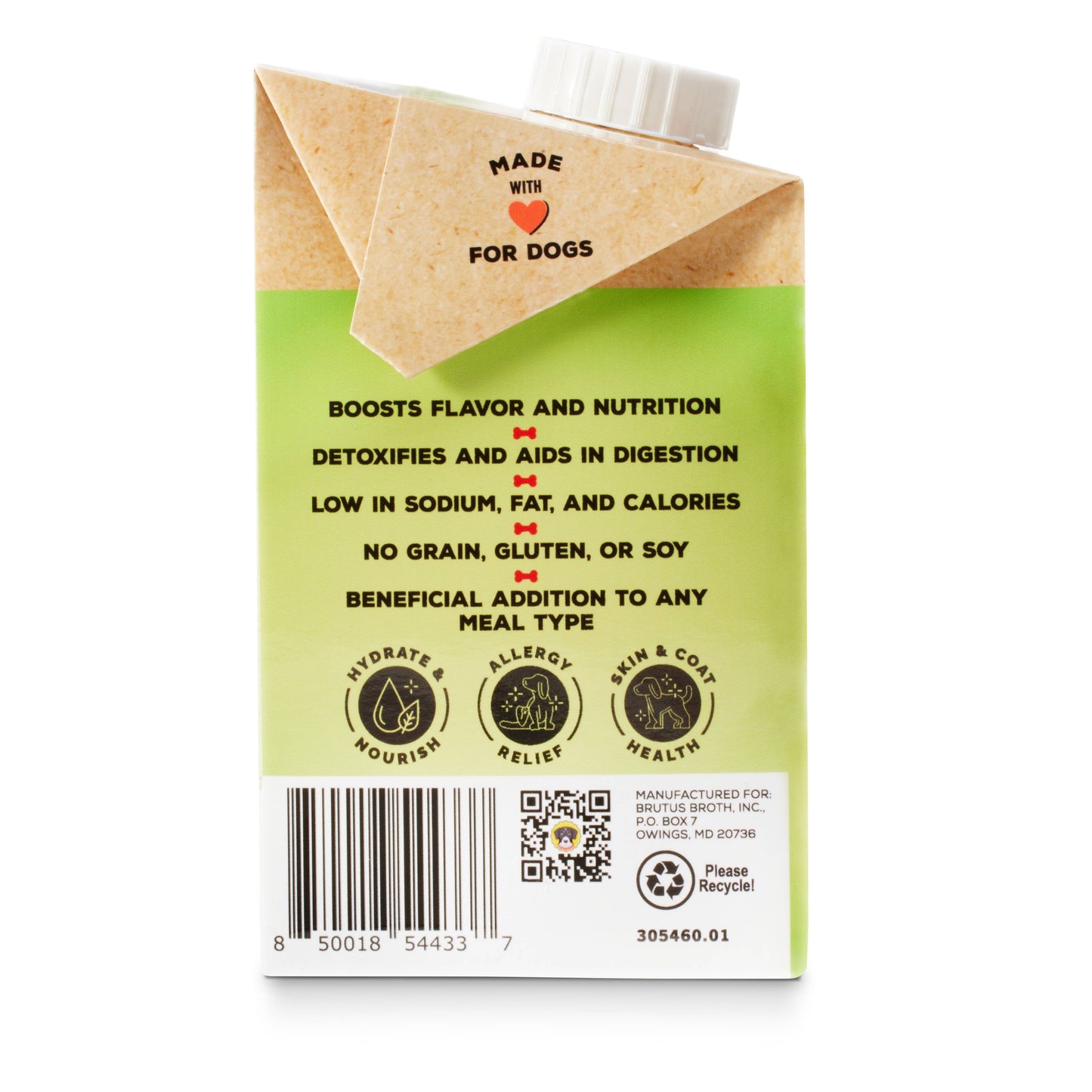 Mini Brutus Broth Skin & Coat Vegetarian Bone Broth