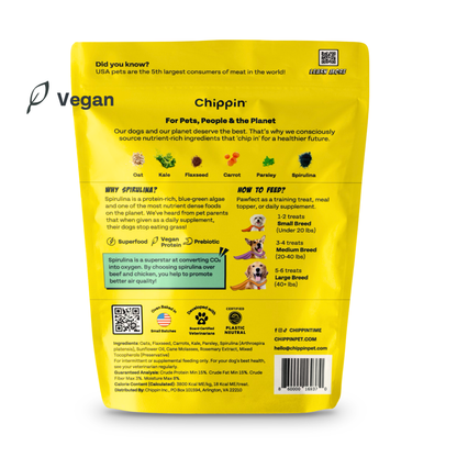 Veggie Dailies Kale Carrot Spirulina Dog Treats
