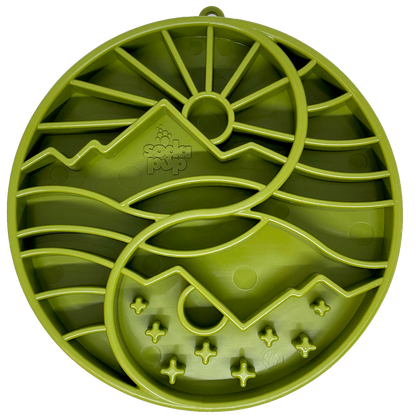 Yin Yang Design Shallow Slow Feeder Tray for Dogs