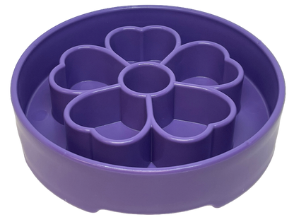Flower Slow Feeder Bowl for Dogs: Flower Bowl - Pink
