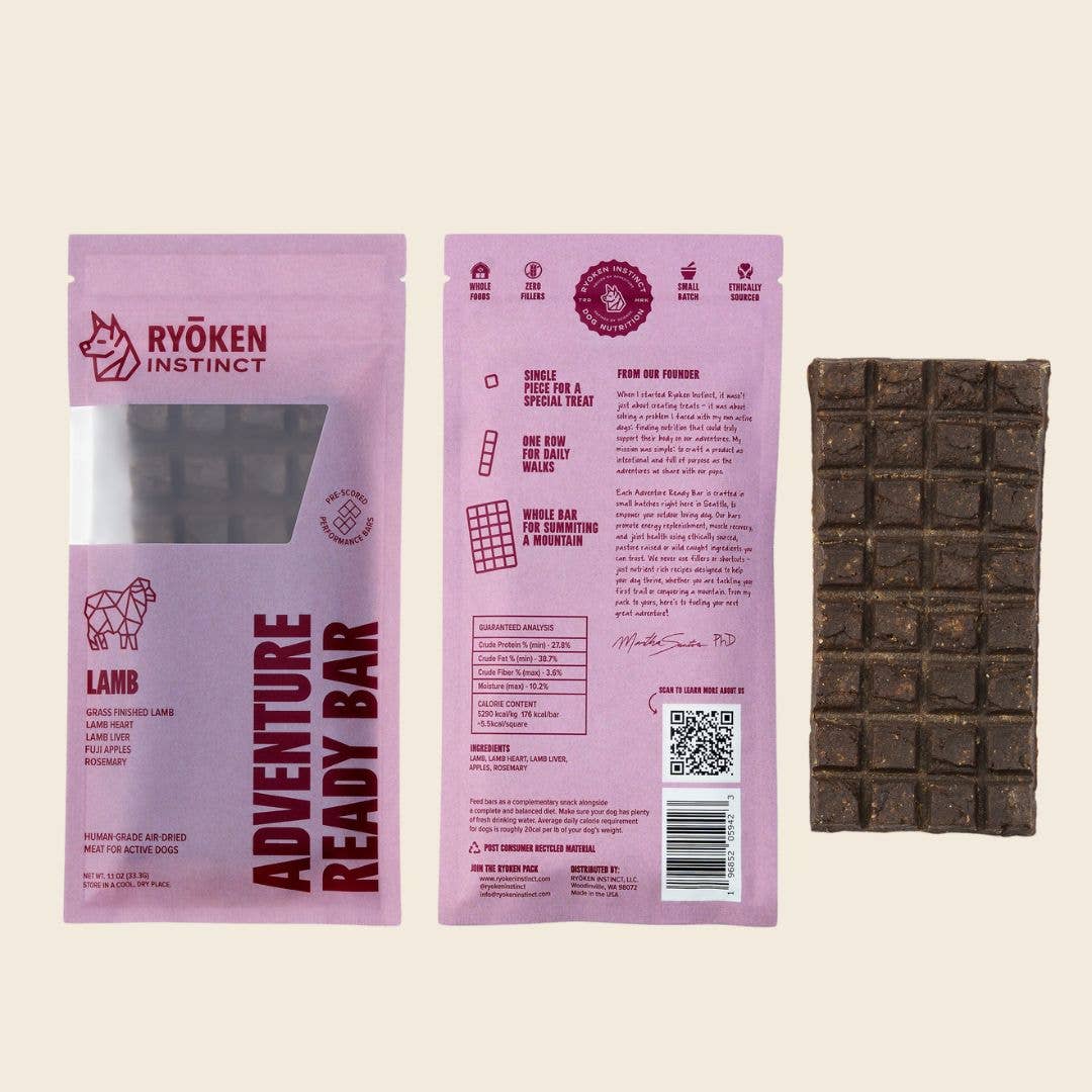 Ryoken Lamb Treat & Snack Bar Dogs