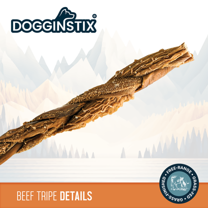 6" Braided Beef Tripe Sticks