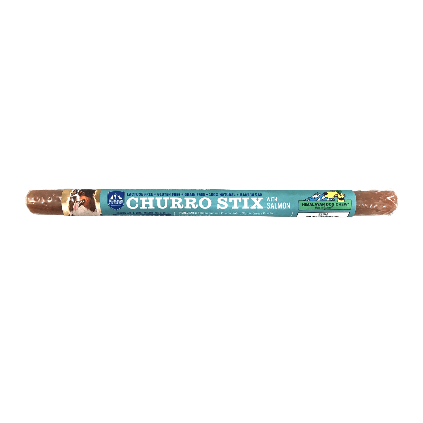Himalayan Dog Chew Churro 10" Salmon