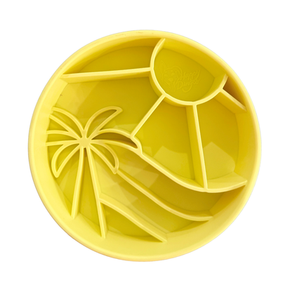 Happy Dingos Loco Coco Slow Feeder Bowl : Seafoam