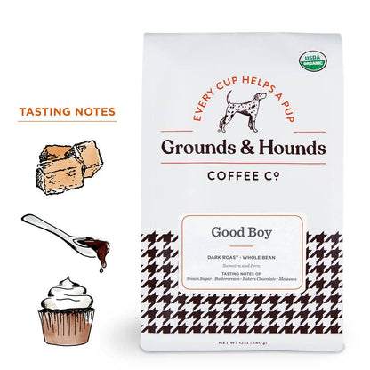 Good Boy Dark Roast Coffee: Whole Bean
