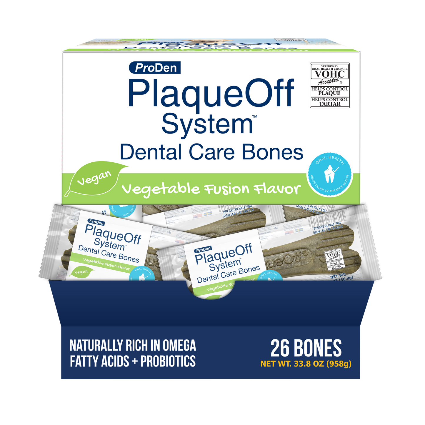 ProDen PlaqueOff System™ Dental Care Bones Single