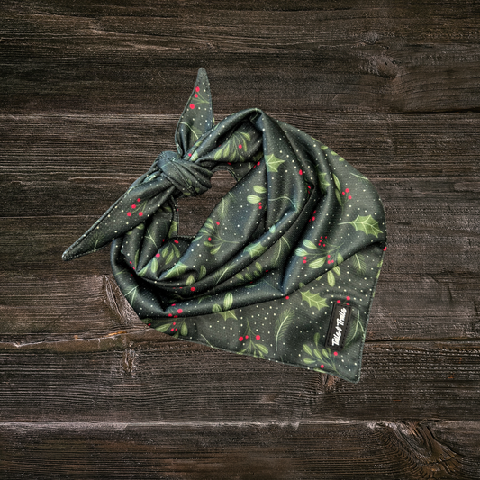 Holly Dog Bandana