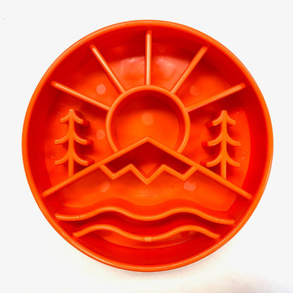 Great Outdoors Design eBowl Enrichment Slow Feeder Bowl for: Green