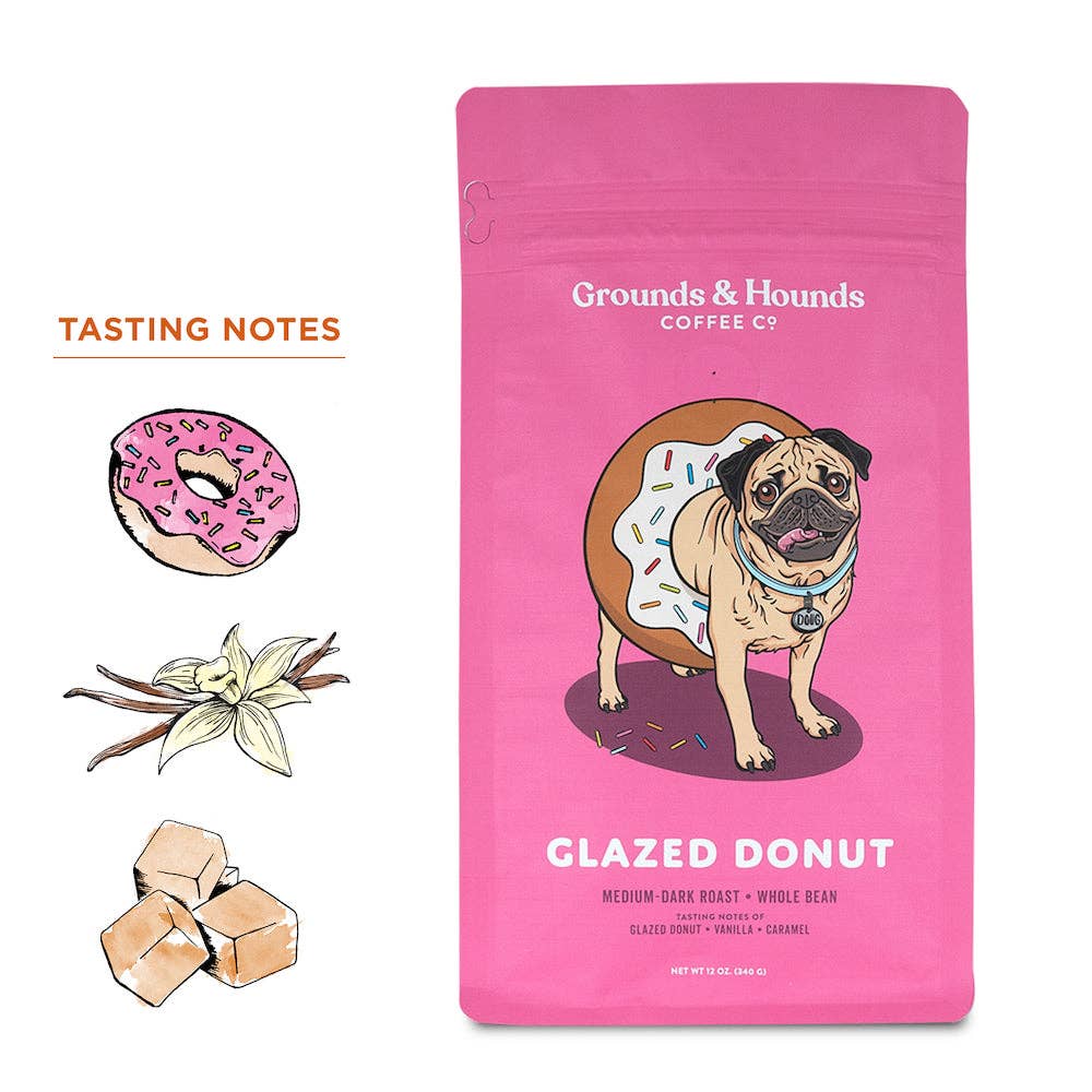 Flavored: Glazed Donut Blend Coffee: Whole Bean