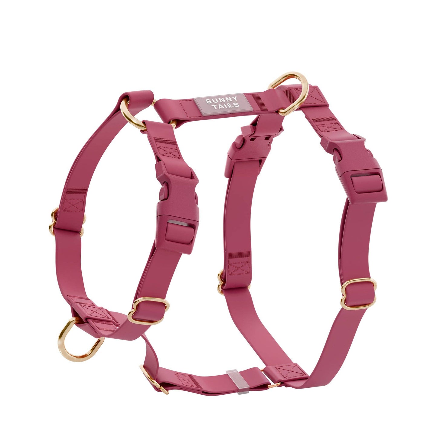 Sunny Tails Mulberry Burgundy Cloud Lite Dog Harness: