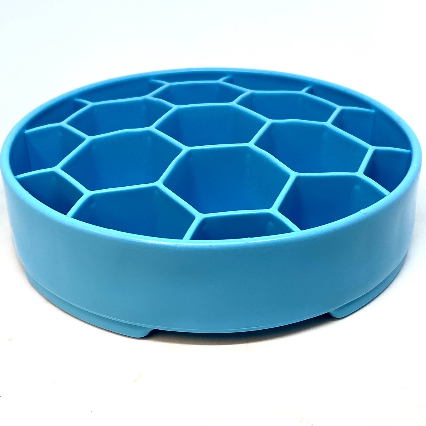 Honeycomb eBowl Enrichment Slow Feeder Bowl for Dogs: Yellow