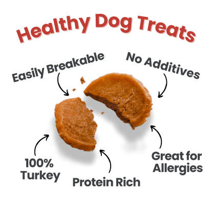 Turkey Chips Dog Treats: 4oz