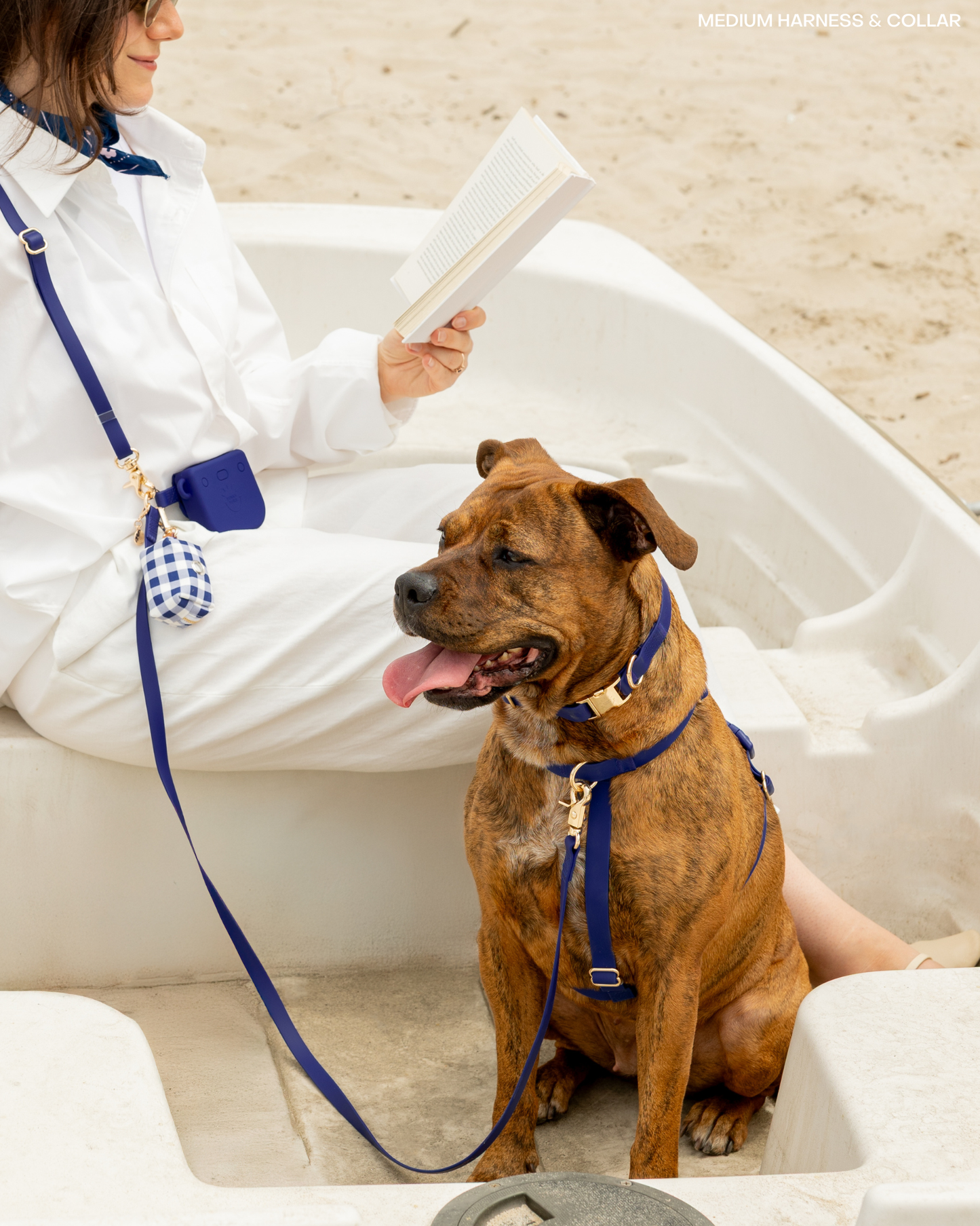 Signature Navy Cloud Lite Dog Harness