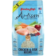 Grandma Lucy's Artisan Freeze Dried Fresh Cat Food | Chicken & Fish Recipe