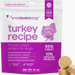 Small Batch Pets Turkey Freeze Dried Dog Food