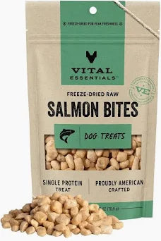 Vital Essentials Salmon Bites Dog Treats