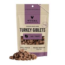 Vital Essentials Turkey Giblets Dog Treats