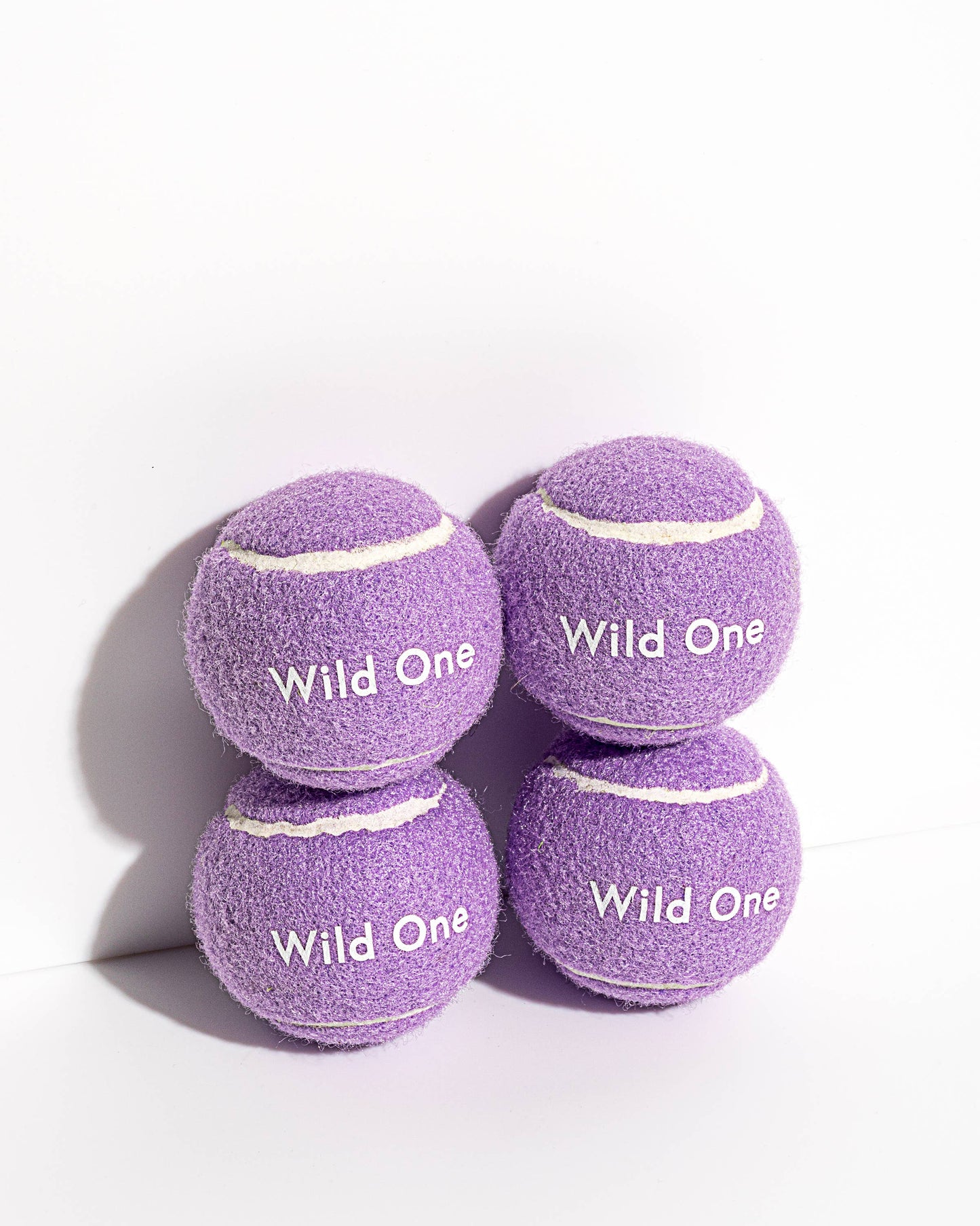 4-Pack Dog Tennis Balls: Lilac