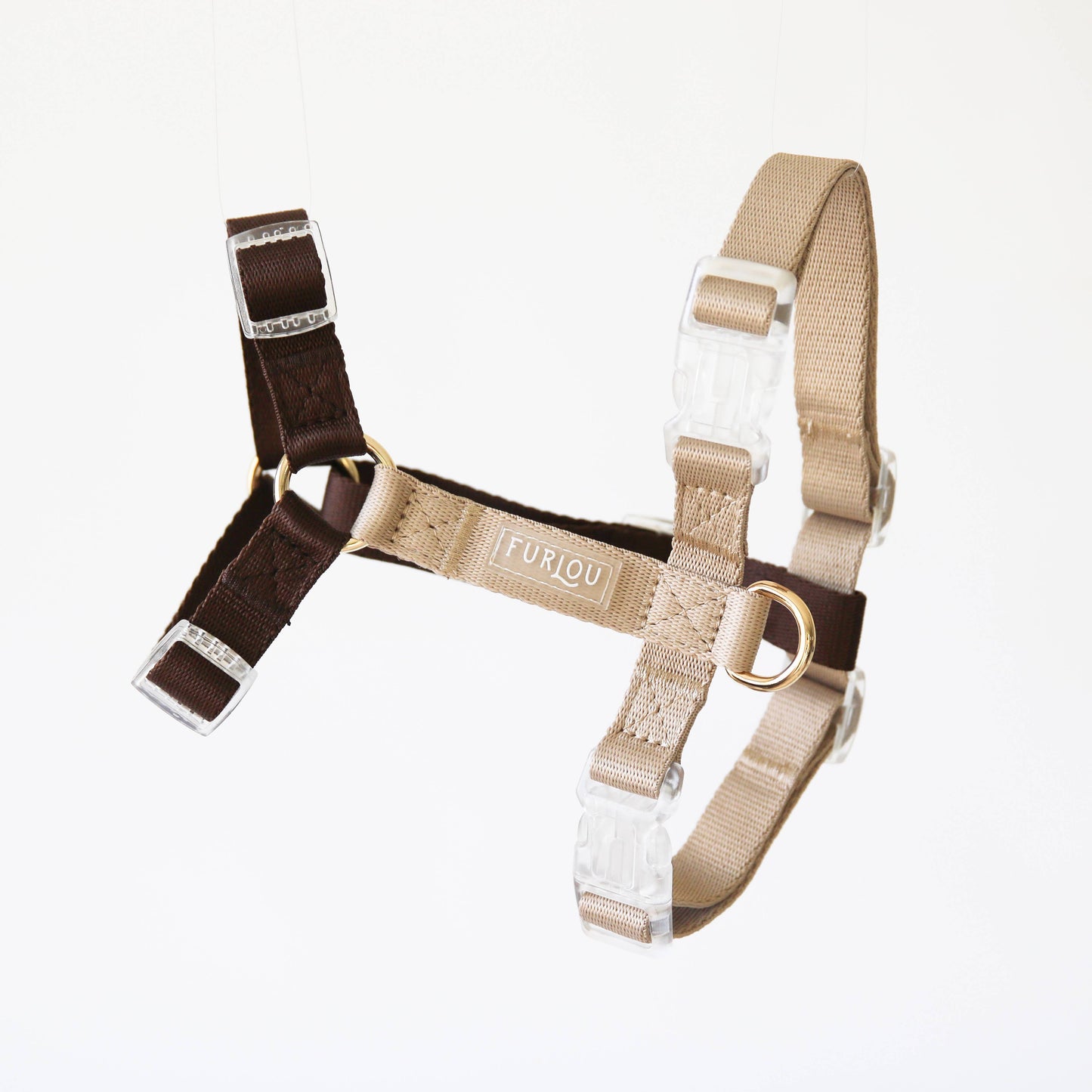 Brown + Tan - Dog Harness