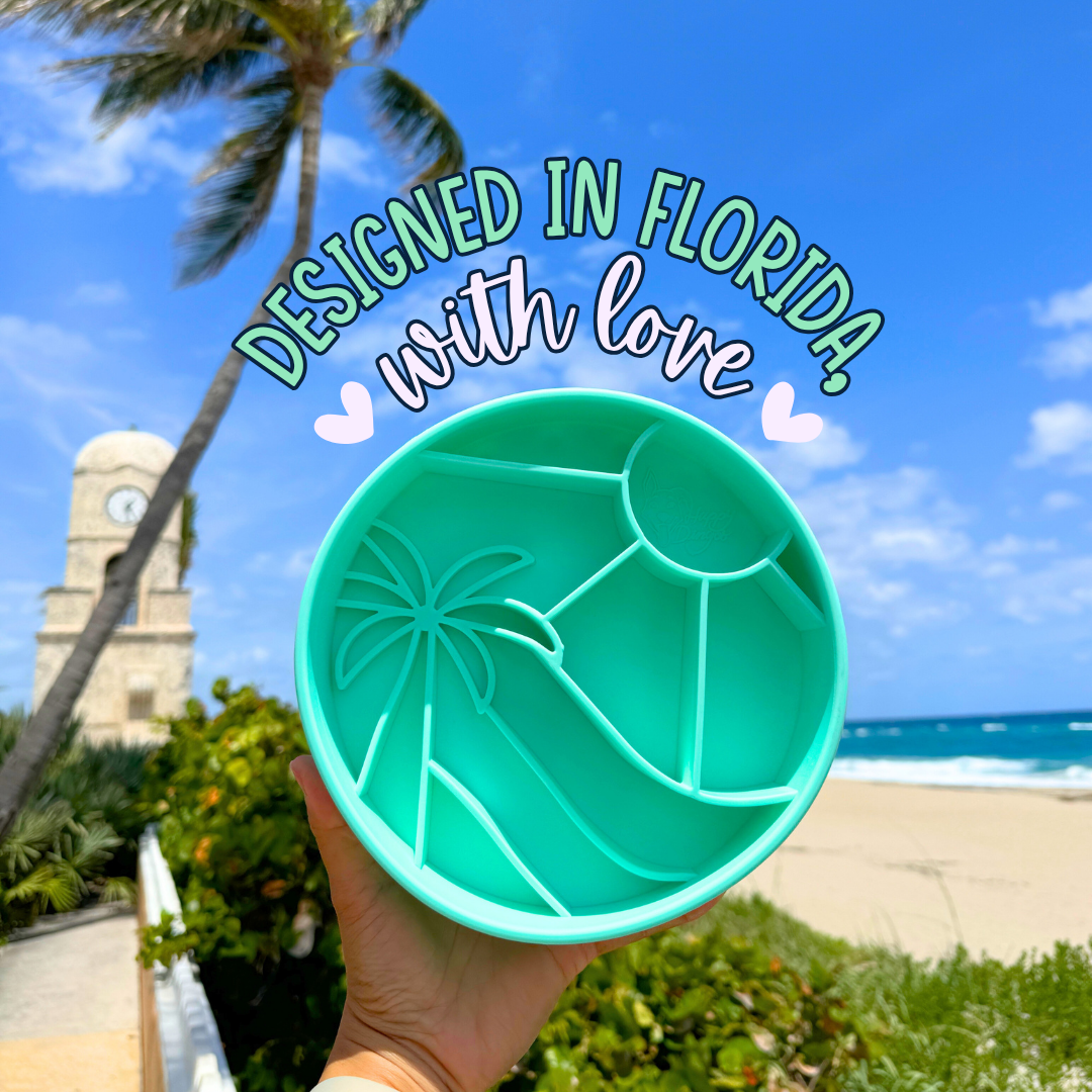 Happy Dingos Loco Coco Slow Feeder Bowl : Seafoam