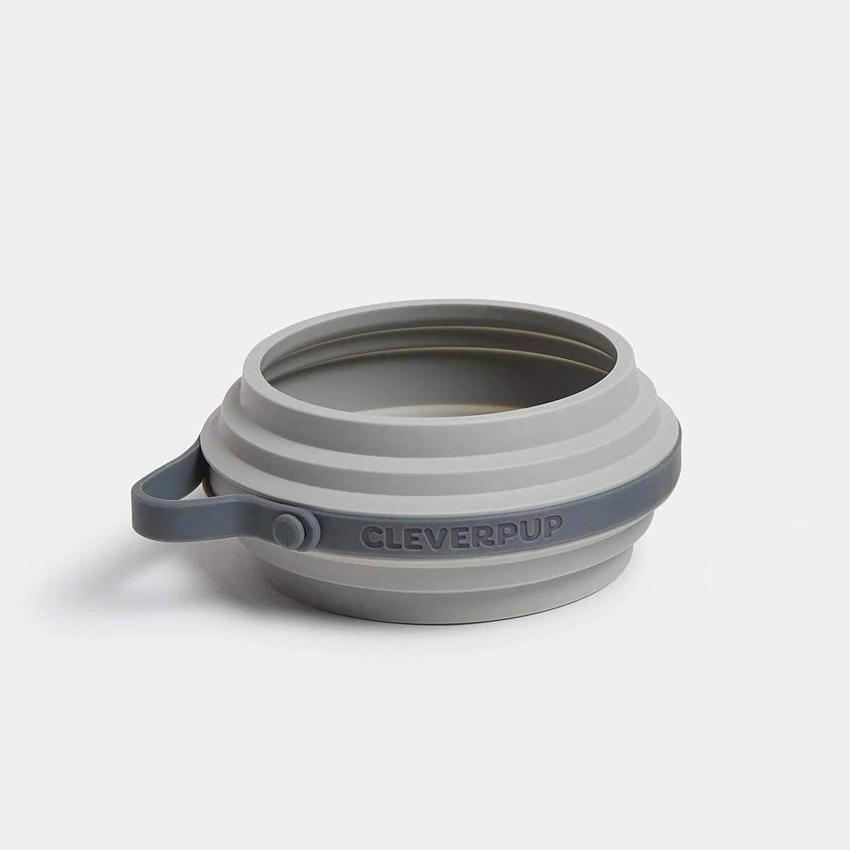 Nomad Collapsible Dog Bowl - Two Sizes Available: Grey Silicone / Large