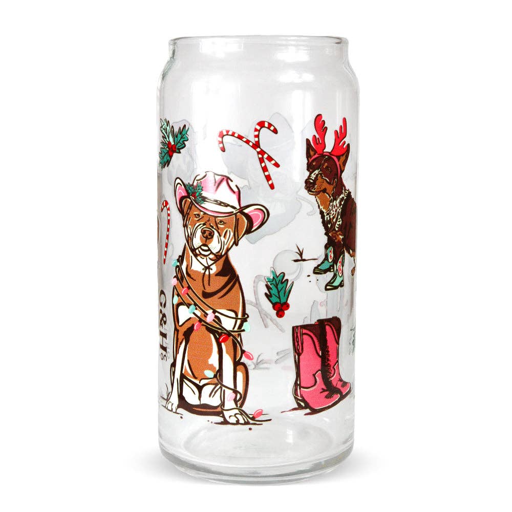 Holiday Hey Buddy Cold Brew Glass