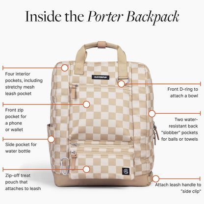 Porter Dog Gear Backpack: Check