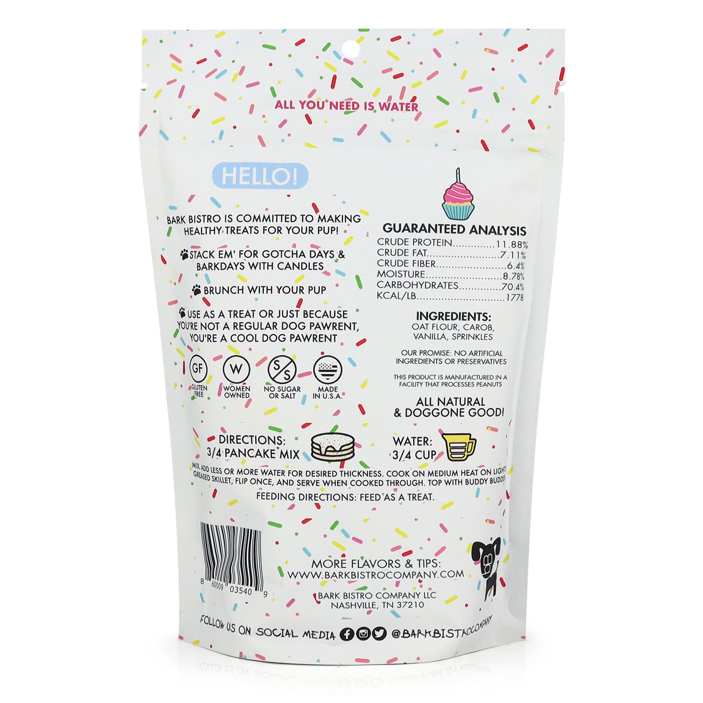 Bark Bistro Dog Pancakes: Birthday Bash