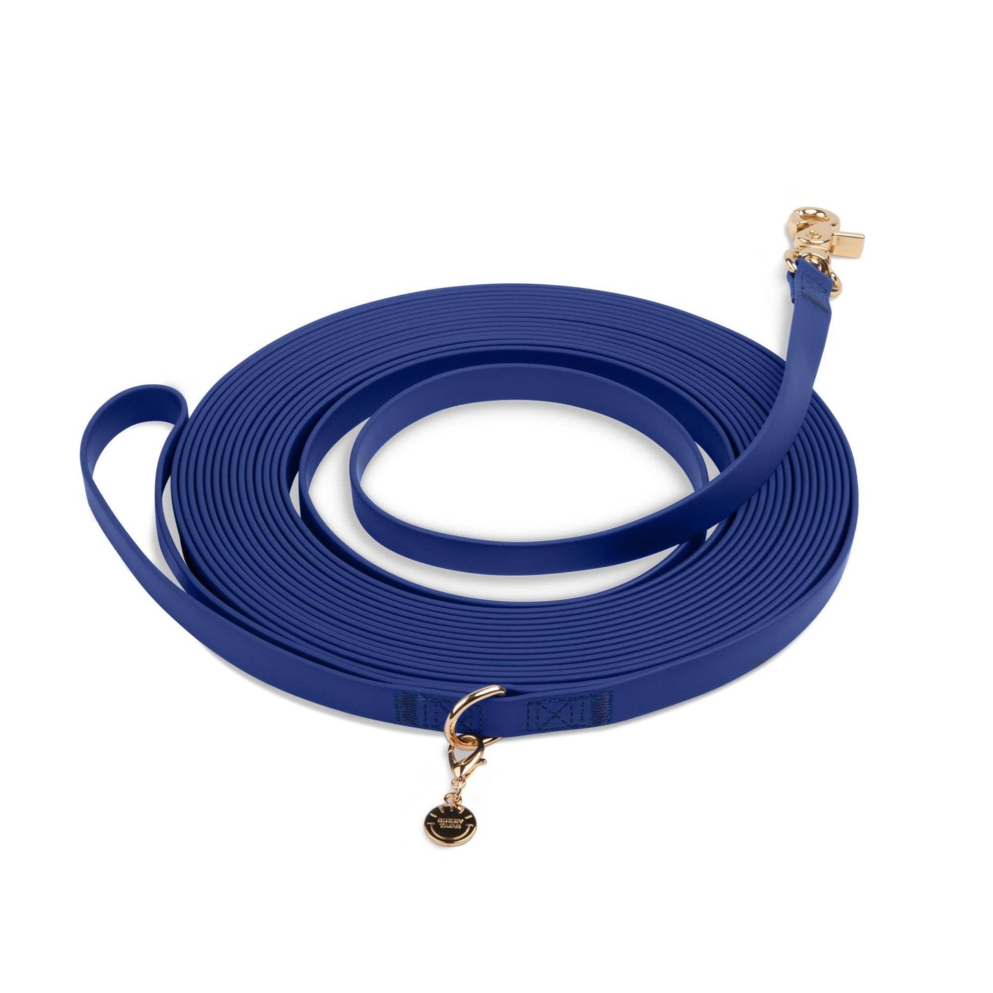 Signature Navy Waterproof Cloud 30 Ft Dog Leash
