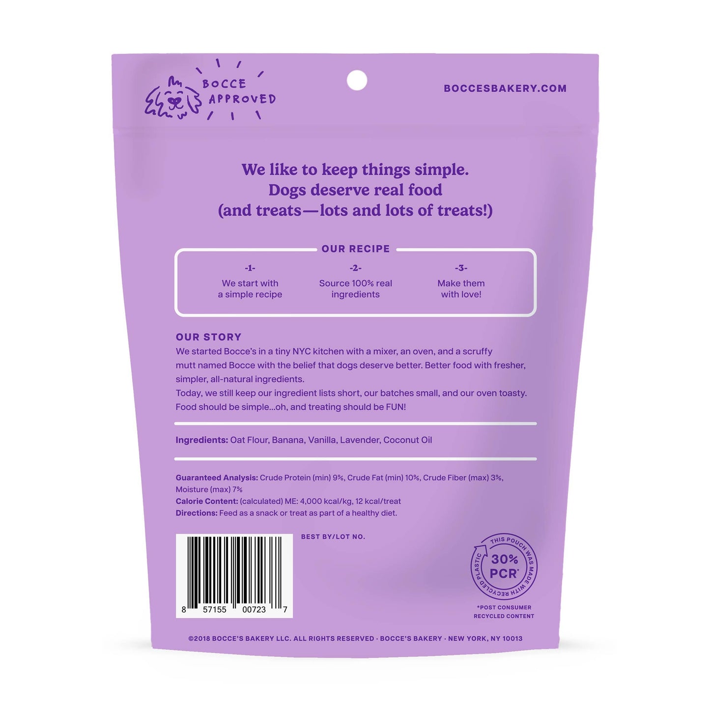 Bocce's Bakery Bedtime Tea Biscuits Dog Treats