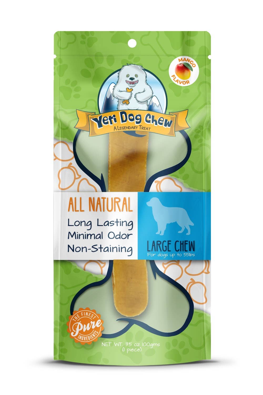 Yeti Dog Chews Mango Large Chews 1 piece