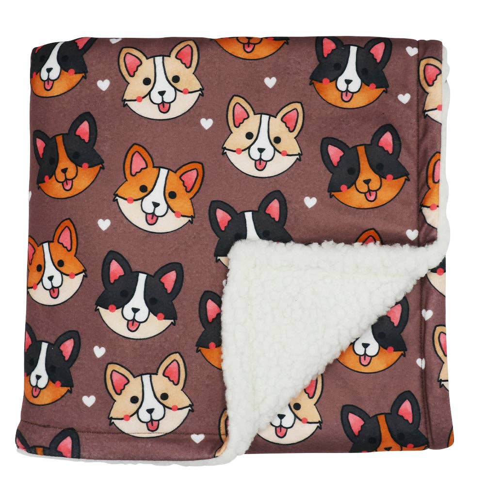 Cuddly Corgis Dog Blanket