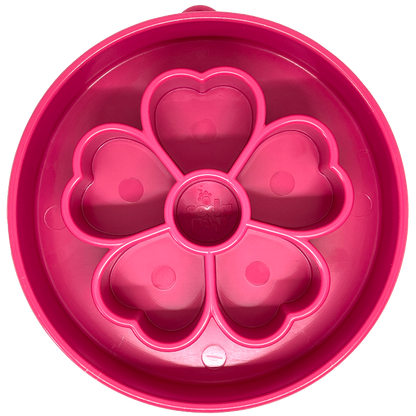 Flower Slow Feeder Bowl for Dogs: Flower Bowl - Pink