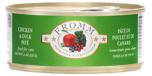 Fromm 4 Star Cat Canned: Chicken & Duck 5.5oz