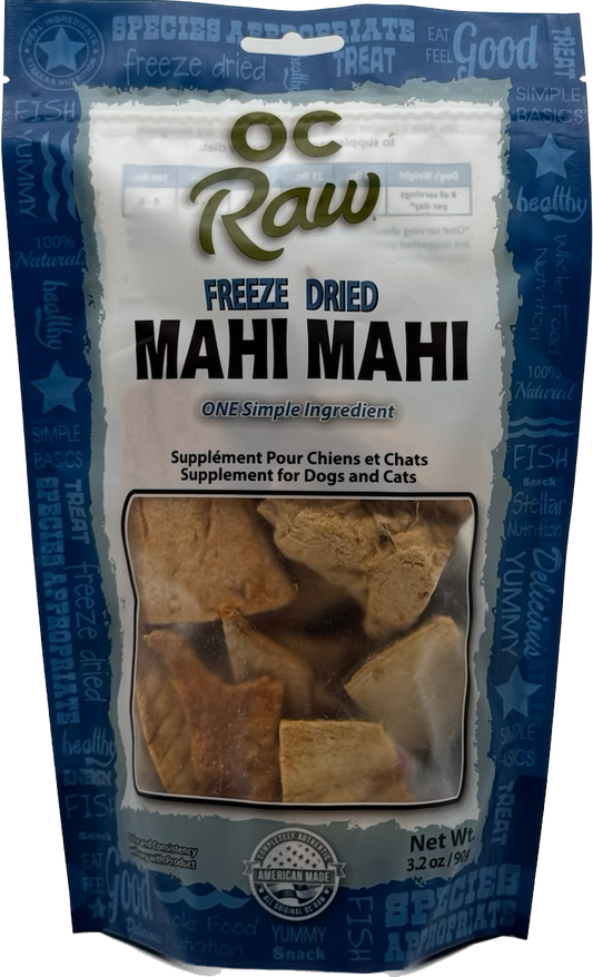 OC Raw Freeze-Dried Mahi Mahi