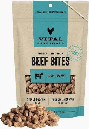 Vital Essentials Beef Bites Dog Treat