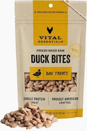 Vital Essentials Duck Bites Dog Treat