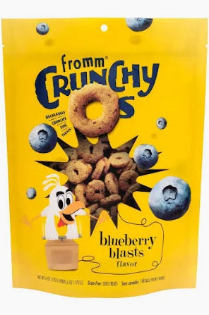 Fromm Crunchy O's Dog treats: Blueberry Blast